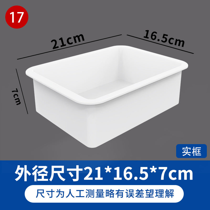 Shelf Storage Box Storage Box Classification Oblique E-commerce Warehouse Carton Parts Material Storage Box Plastic Box