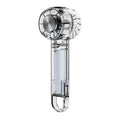 2026 cross-border japanese & korean transparent cooling handheld fan - portable outdoor hiking clip-on turbine mini pocket fan