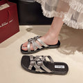 Women's summer sandals & slippers - 2025 new fashion, versatile style, perfect for dresses, beach & pool, roman-style thong sandals