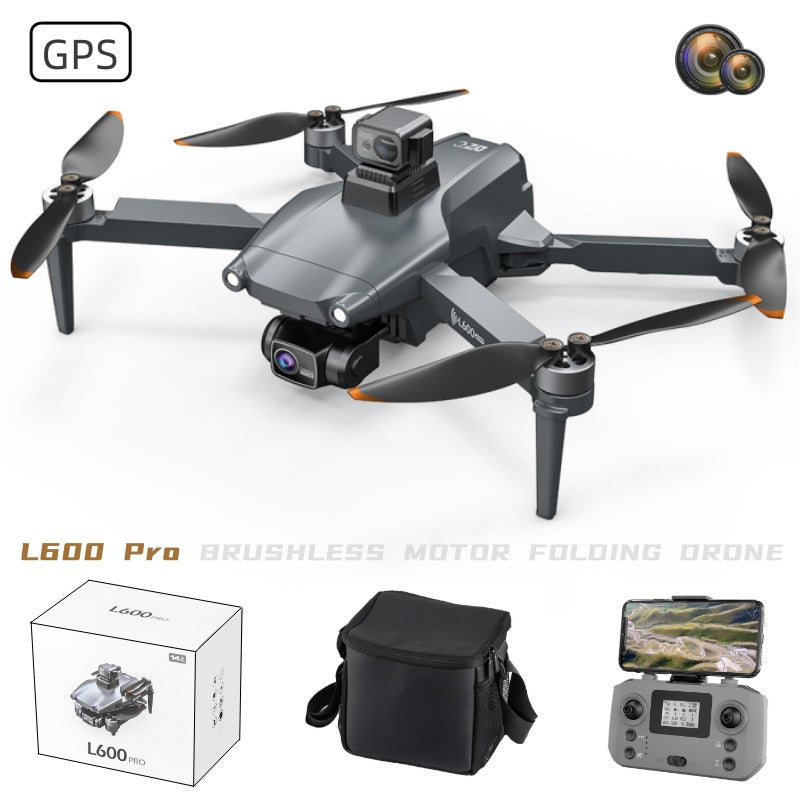 Outdoor hd camera anti-shake obstacle avoidance drone with auto-return, gps positioning, brushless motor, and long-endurance remote control aircraft
