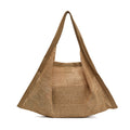 straw woven underarm bag for women, new 2026 spring collection, minimalist and versatile shoulder bag, large capacity practical mother-and-baby bag