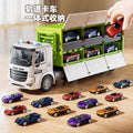 Kids deformation ejection large truck variety track transport truck container boy toy artificial alloy car model