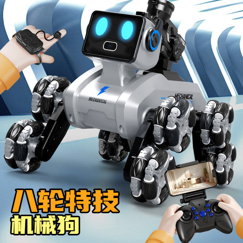 Smart remote control robot dog kids toy boy electric drift car gesture sensing eight-wheel stunt mechanical dog