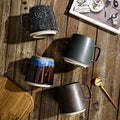 Japanese-style stoneware mug - ceramic drinking cup for water, milk, coffee - stylish breakfast mug for home or office - teacup