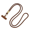 Adjustable buckle pure color mobile phone lanyard cross-body halter dual-purpose nylon rope woven strong and durable anti-lost anti-fall