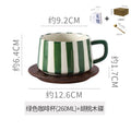 Green wooden base (gift bag)