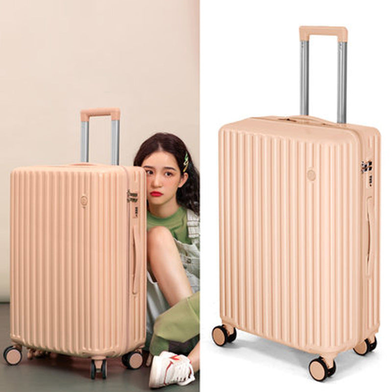 Processing custom small fresh suitcase female trolley case male strong and durable universal wheel password suitcase leather case