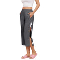 cross-border women's post-fracture recovery care pants - easy on/off, fully opened sides, 7/8 length leggings