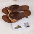 European and american flip-flops women's stiletto heel foreign trade cross-border plus size high heels 2026 summer suede rivet embellished