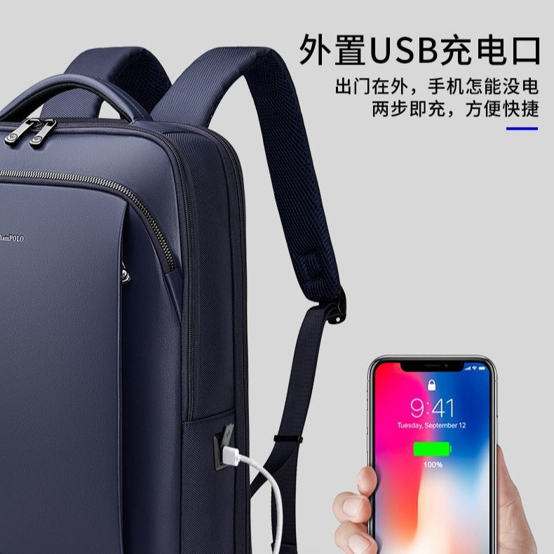 Emperor Paul Backpack Men's Large Capacity Business Backpack Men's Casual Fashion Computer Bag Student School Bag Tide