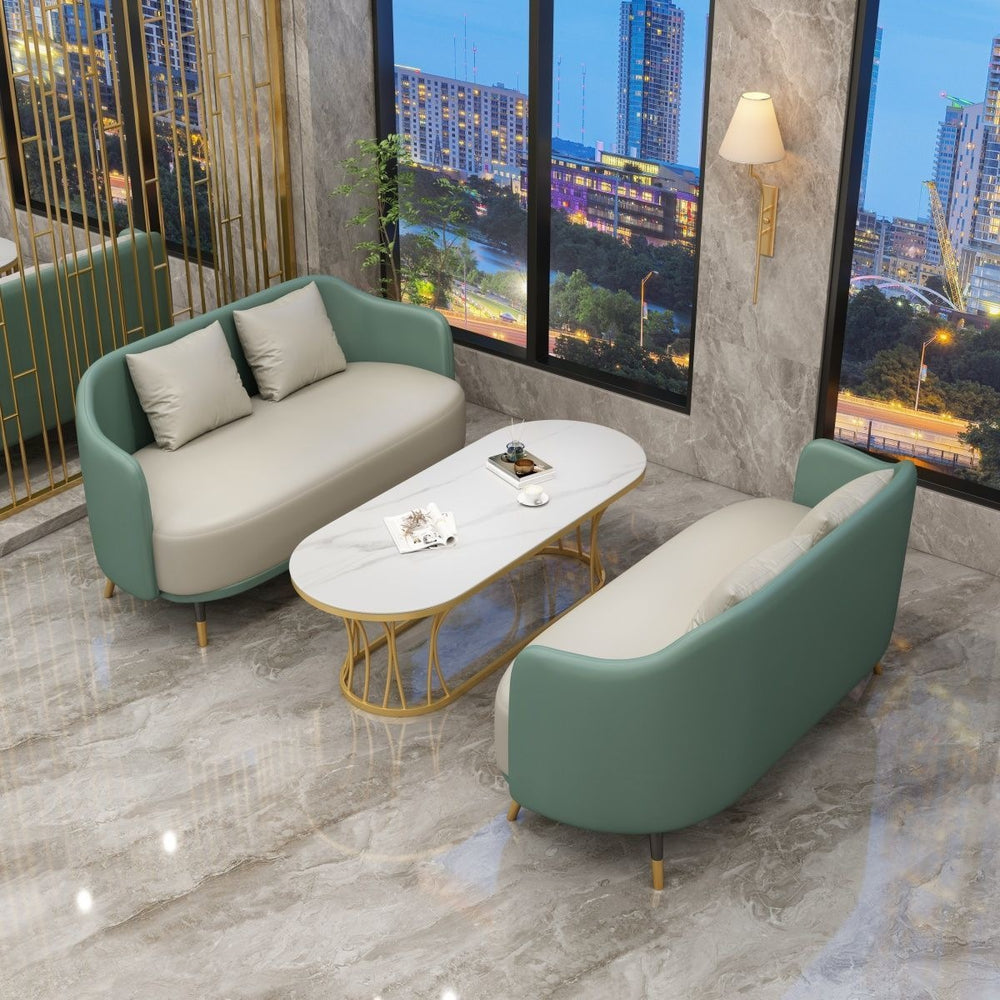 Negotiation table and chair combination sales office reception table and chair shopping mall beauty salon casual single sofa coffee table combination