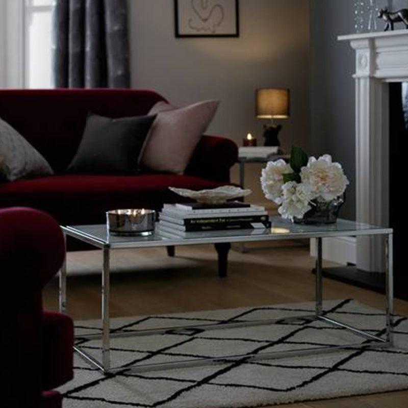 Amazon sintered stone coffee table - nordic style rectangular table for living room - light luxury high-end coffee table