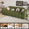 Marshmallow sofa living room new arrival small apartment casual fabric sofa double three person rental house b&b straight row sofa
