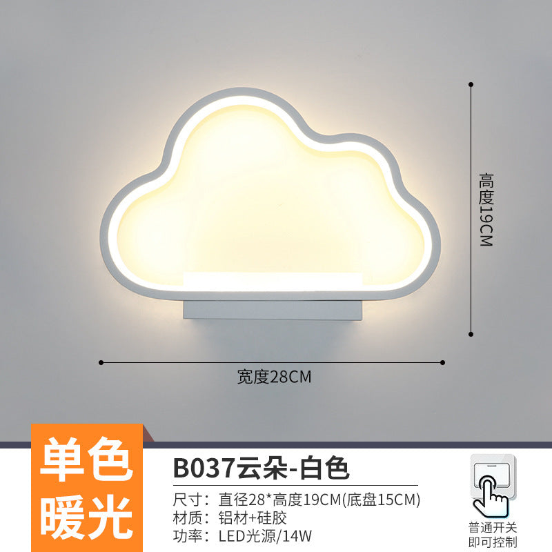 The whole network low-cost led corridor aisle entrance light new Nordic stairs balcony bedroom bedside background wall wall lamp