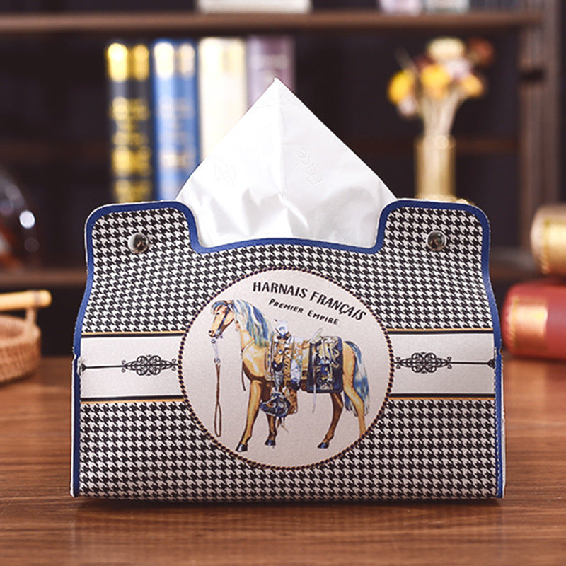 ins creative American tissue box Roman retro simple car pumping carton home living room restaurant hotel universal