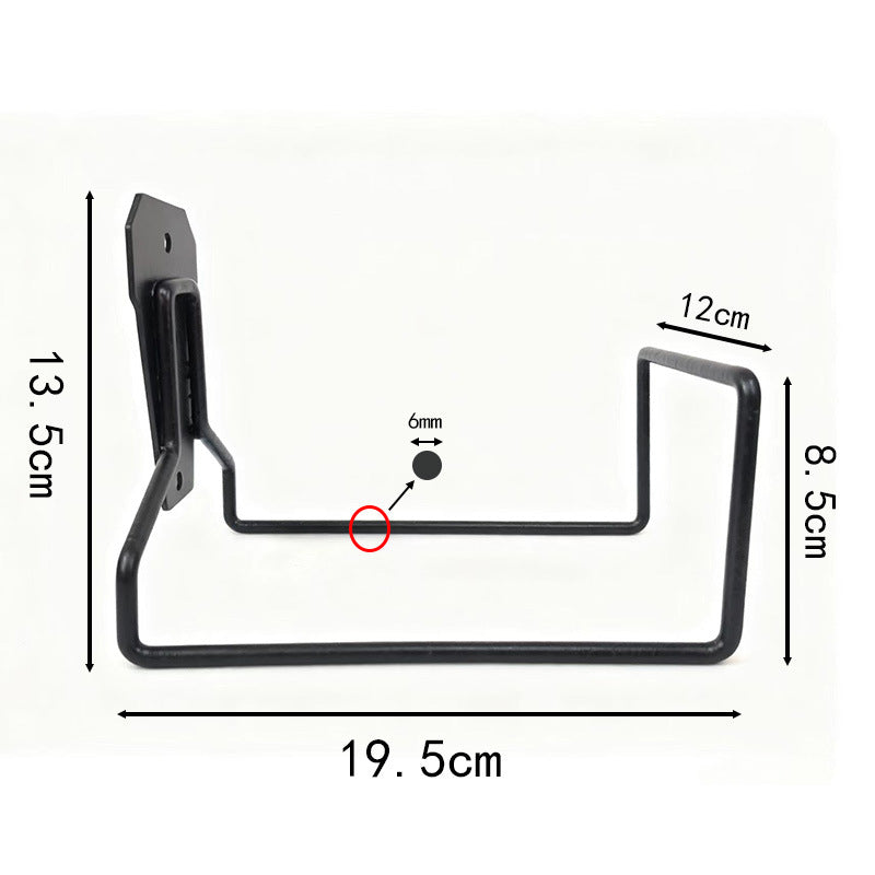 Heavy-duty metal hose holder wall mount easy installation garden hose water pipe hook expandable hose water pipe rack