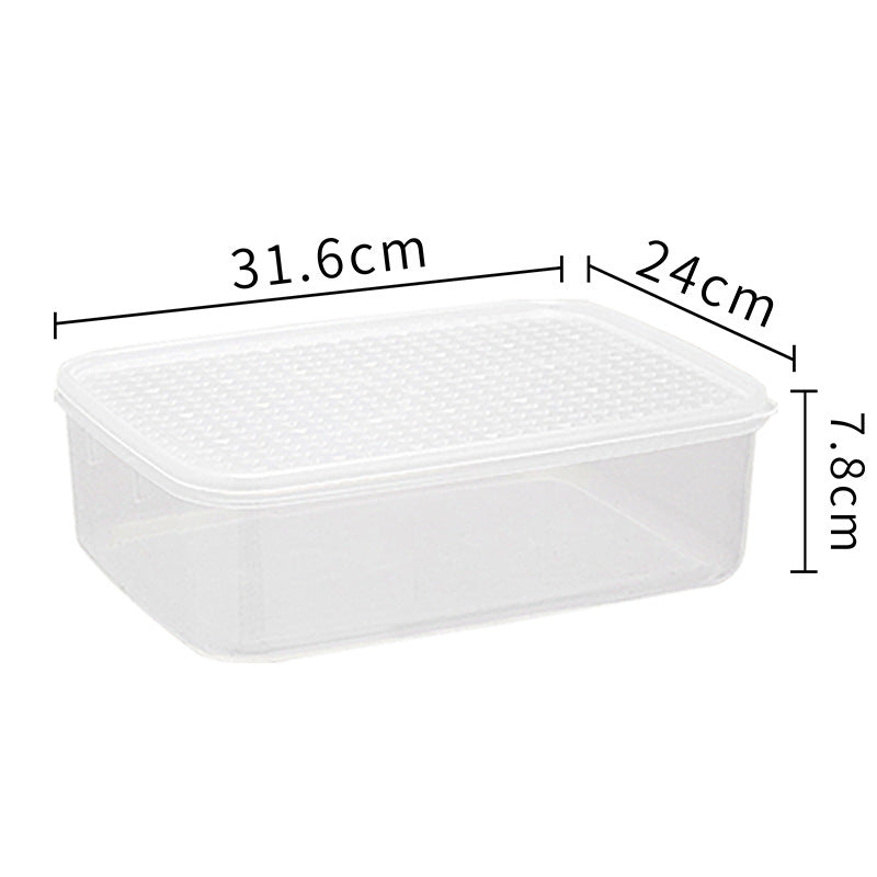 Good things refrigerator freezer storage box crisper box food grade special kitchen preparation packaging heatable storage box