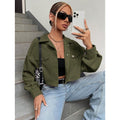 fashion  winter new arrivalretrocasual lapel loose corduroy jacket outwear women
