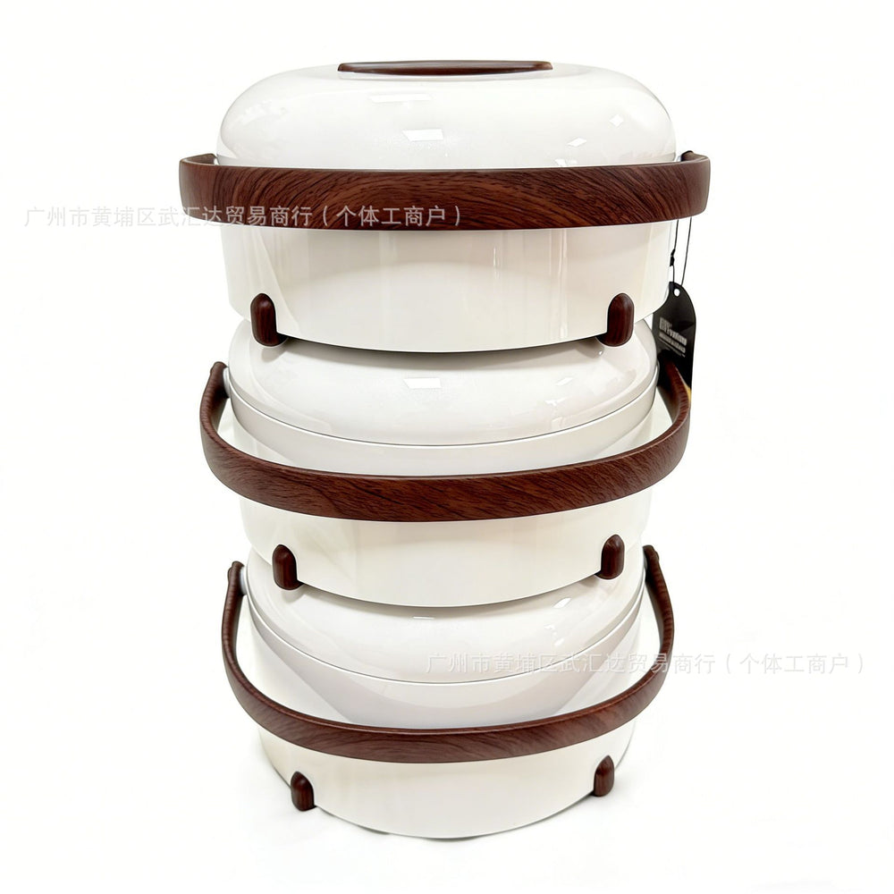 304 stainless steel portable food-grade large capacity insulated lunch box - wholesale insulated mealware for office workers