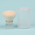 Single manicure brush mushroom head manicure dust brush powder bottom brush portable storage plastic bottom base loose powder brush makeup brush