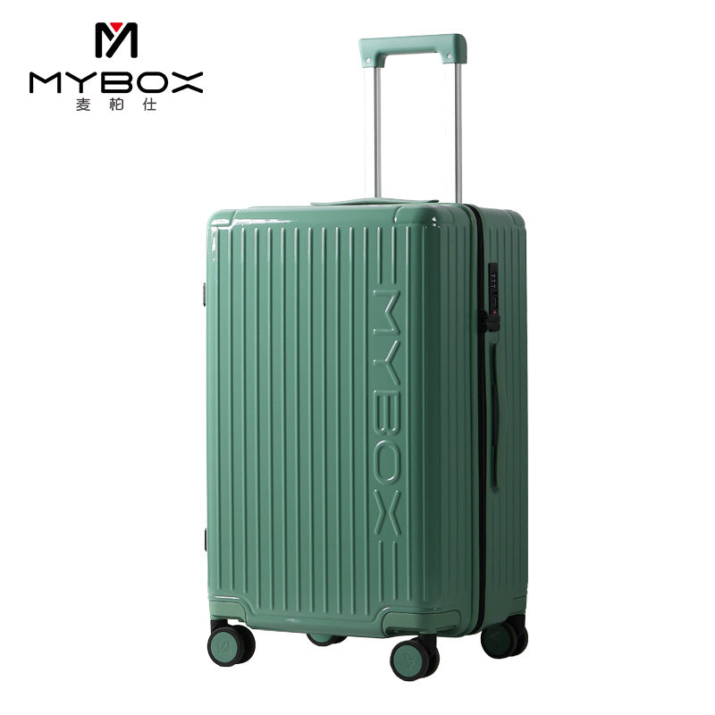 MYBOX26寸大容量拉杆箱防爆拉链静音万向轮TSA海关锁PC硬箱旅行箱