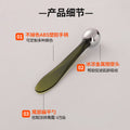 Factory direct eye cream massage wand - double-ended, dark green eye cream applicator, cream dispensing spoon, metal eye massage stick