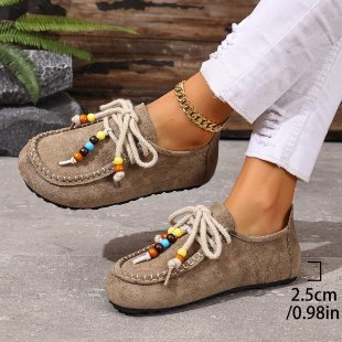 Exportretro beaded baotou boken half slippers for women new arrival slip-on plus sizethick sole mules wholesale