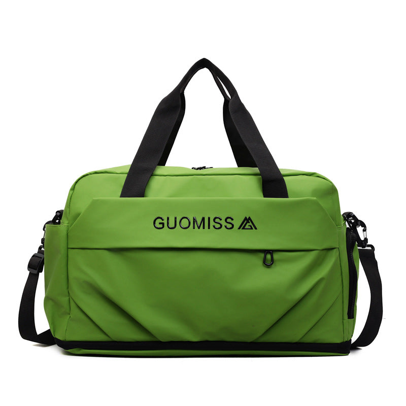Short-haul travel bag, portable waterproof fitness bag, wet and dry separation, swimming storage bag, women's large-capacity sports training bag