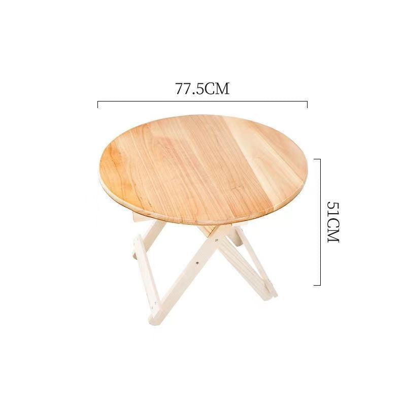 Solid wood folding table - portable dining table - perfect for rentals, simple folding table, square folding table, night market stall table, outdoor folding table