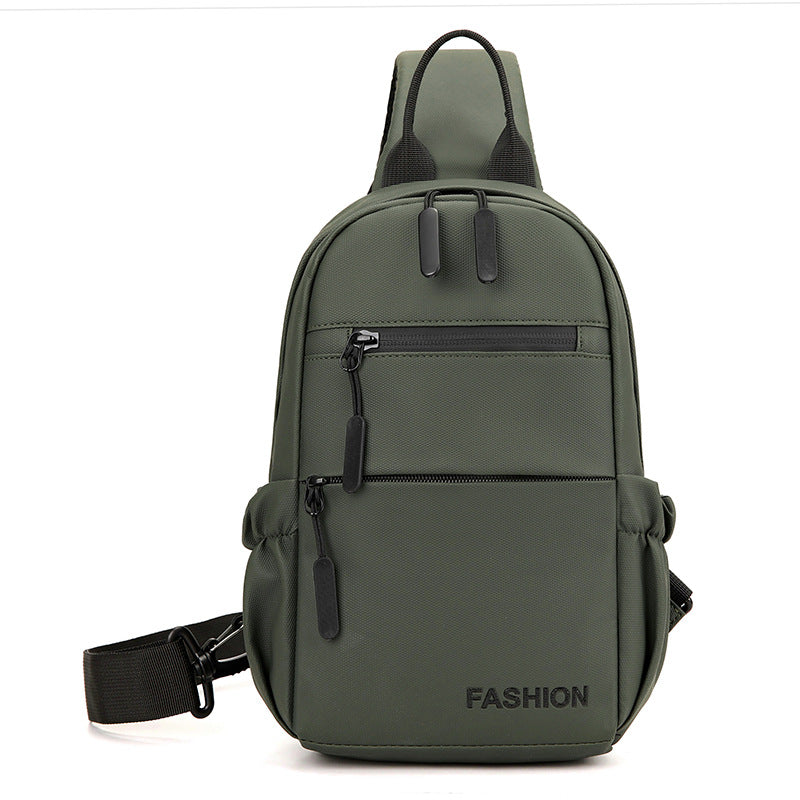 Breast bag men's  new fashion messenger bag outdoor commuting versatile leisure shoulder bag cycling sports backpack