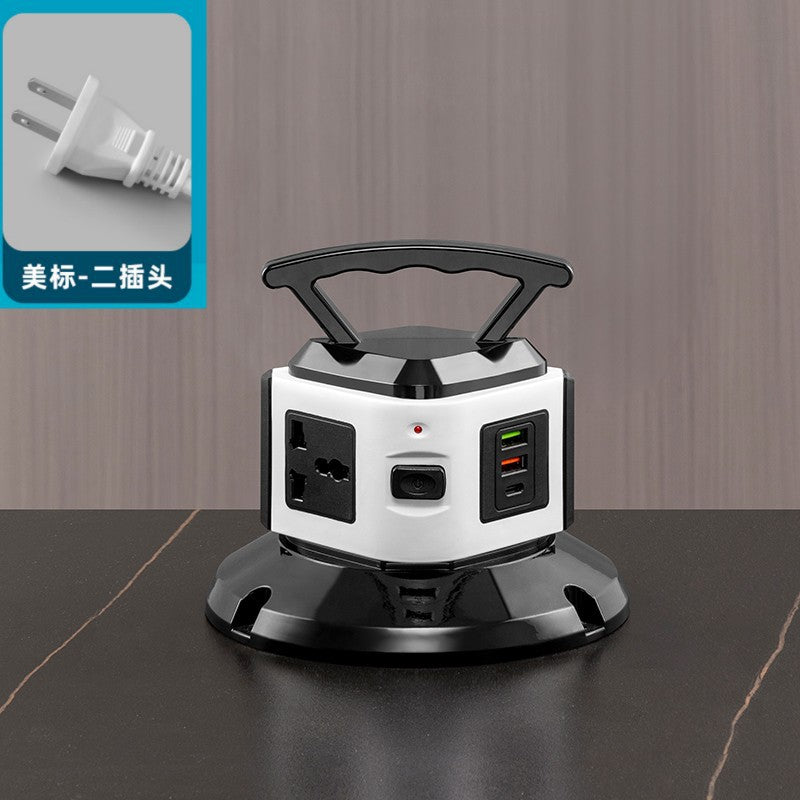 Vertical socket british standard hong kong multi-function usb universal power strip european standard household power supply american standard american