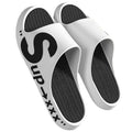 "cloud-like comfort: men's summer slippers - indoor, home, soft sole, non-slip, trendy, athletic, outdoor, couple's casual sandals"