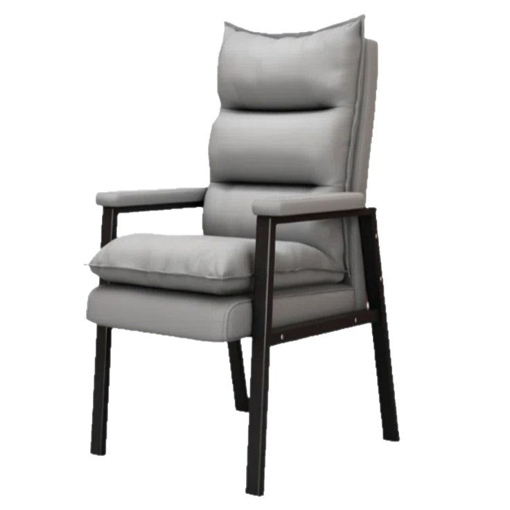 Casual mahjong chair backrest for home use, plaid computer chair for long sitting, mahjong machine chair set of four