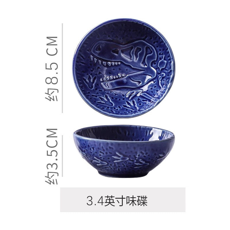 Minimalist style personalized ceramic small sauce dish - home use cartoon cute dish - dipping sauce dish - snack dish - soy sauce seasoning dish