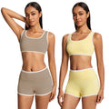 New arrival cross-border high-elastic sports intimates beautiful back bra three-point fitness yoga vest with chest pad for women classy