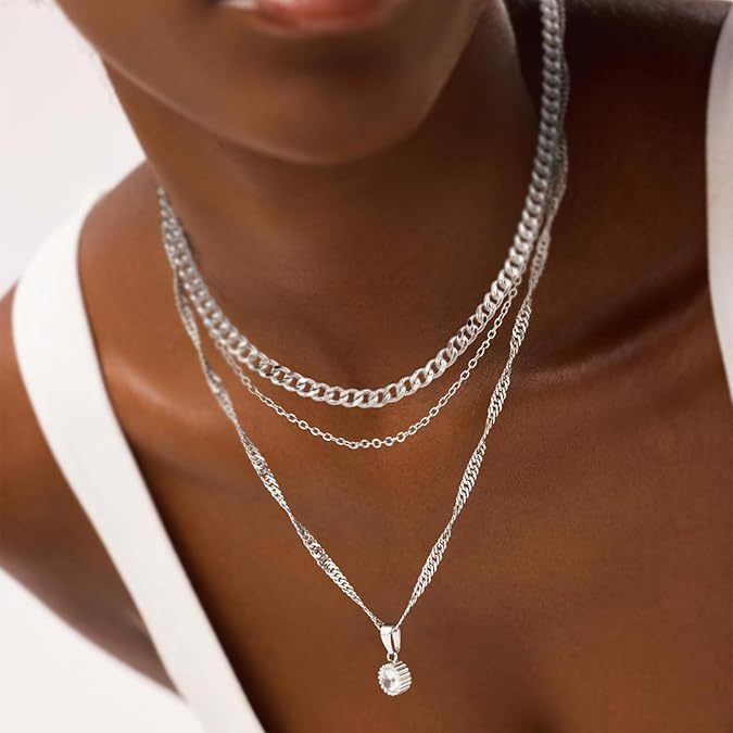 Fashion cross-border multi-layer necklace new arrivalins cold style fashion disc pendant clavicle necklace women's necklace