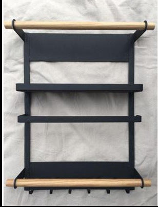 Refrigerator rack side storage multi-functional multi-layer side non-punching wall-mounted kitchen refrigerator magnetic storage rack