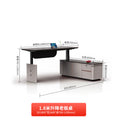 Saint li electric adjustable desk - executive office table, smart dual motor, minimalist modern, light luxury, high-end office electric desk