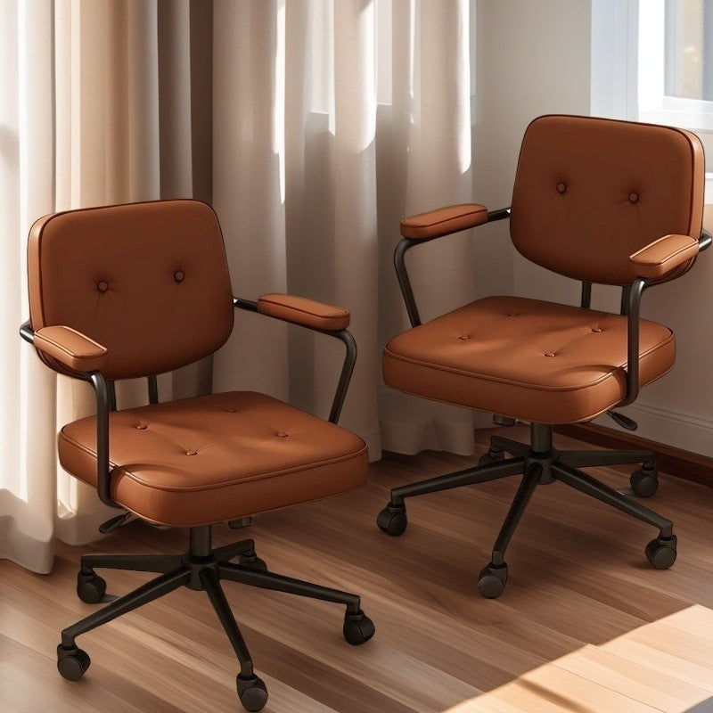 Accessible luxury style computer chair modern casualfor home bedroom conference room office chair study backrest study adjustable swivel chair