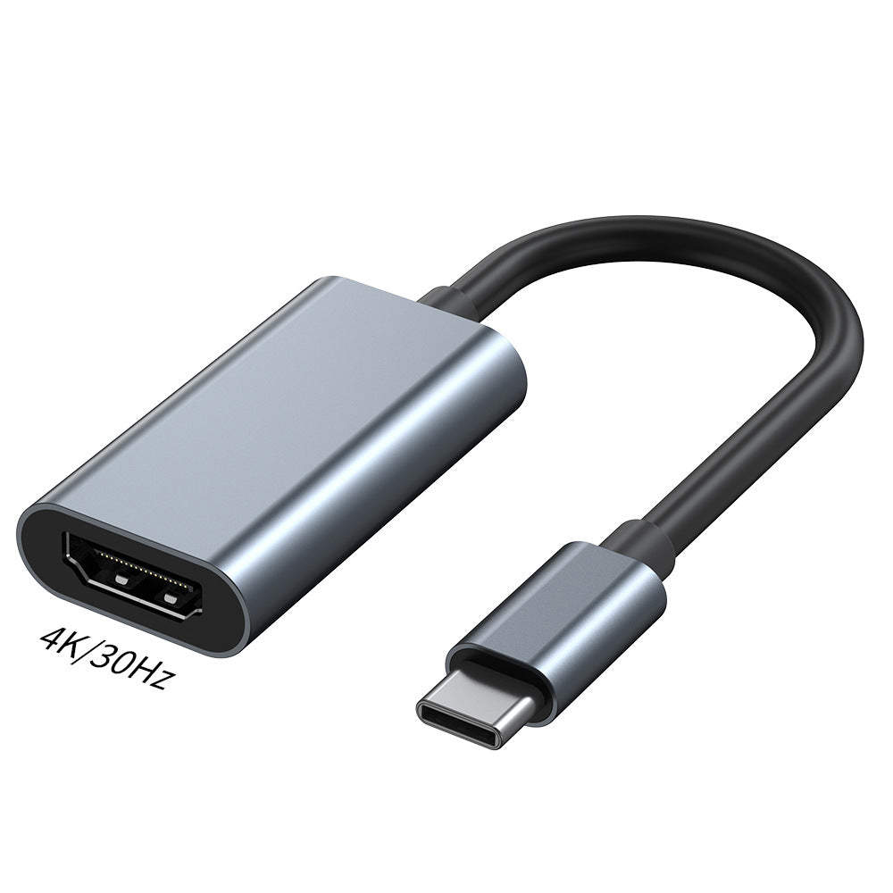 screen sharing adapter, 4k/60hz, 8k/30hz, mobile phone and computer connection, type-c to hdmi high-definition adapter