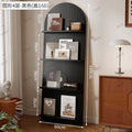 Magazine rack floor-standing storage rack wall-mounted book rack newspaper rack environmental-friendly multi-layer bookshelf medieval style reading bookshelf wood