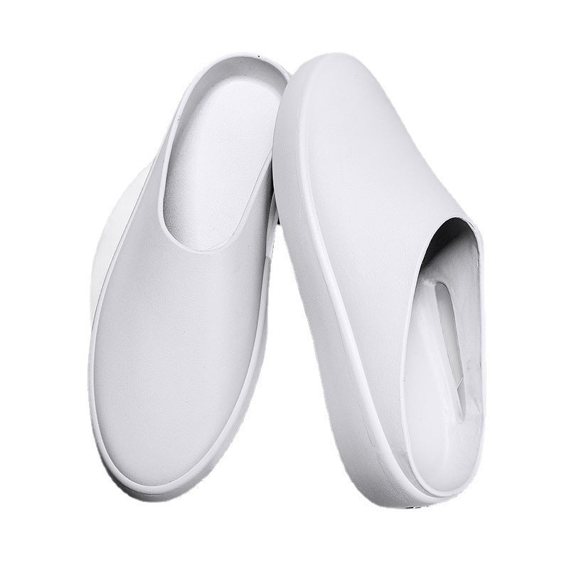 Cross-border slippers men's summer 2024 new versatile trend outer wear couple beach indoor one-word slippers wholesale