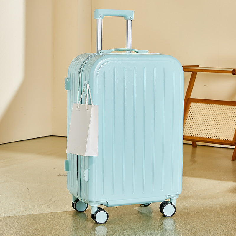 New arrival luggage box female pull rod box male strong and durable student universal wheel 20inch password suitcase small leather box