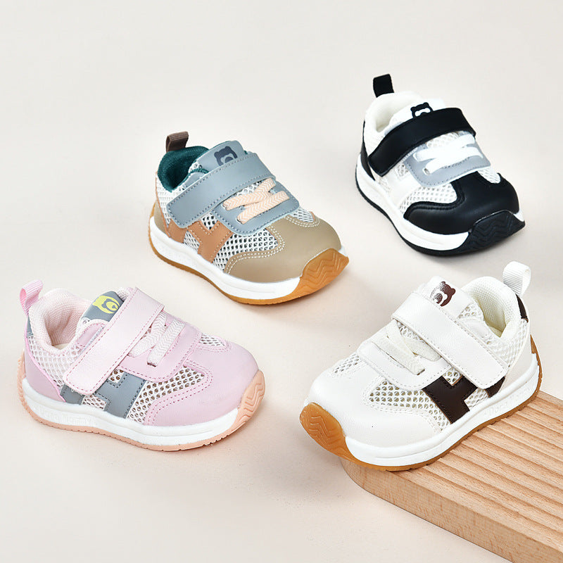 Baby sandals boys summer toddler shoes 0-1-2 years old infant anti-slip soft sole mesh shoes functional shoes for girls
