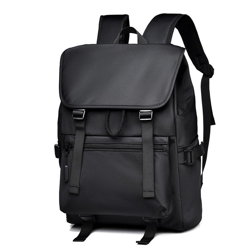 New backpack men's large-capacity load-reducing schoolbag fashionable business computer bag simple backpack commuter backpack