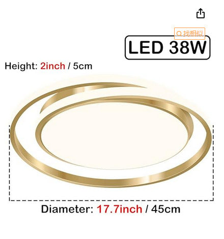 Bedroom light simple modern creative LED Nordic style ceiling light wandering earth small living room children's room lighting