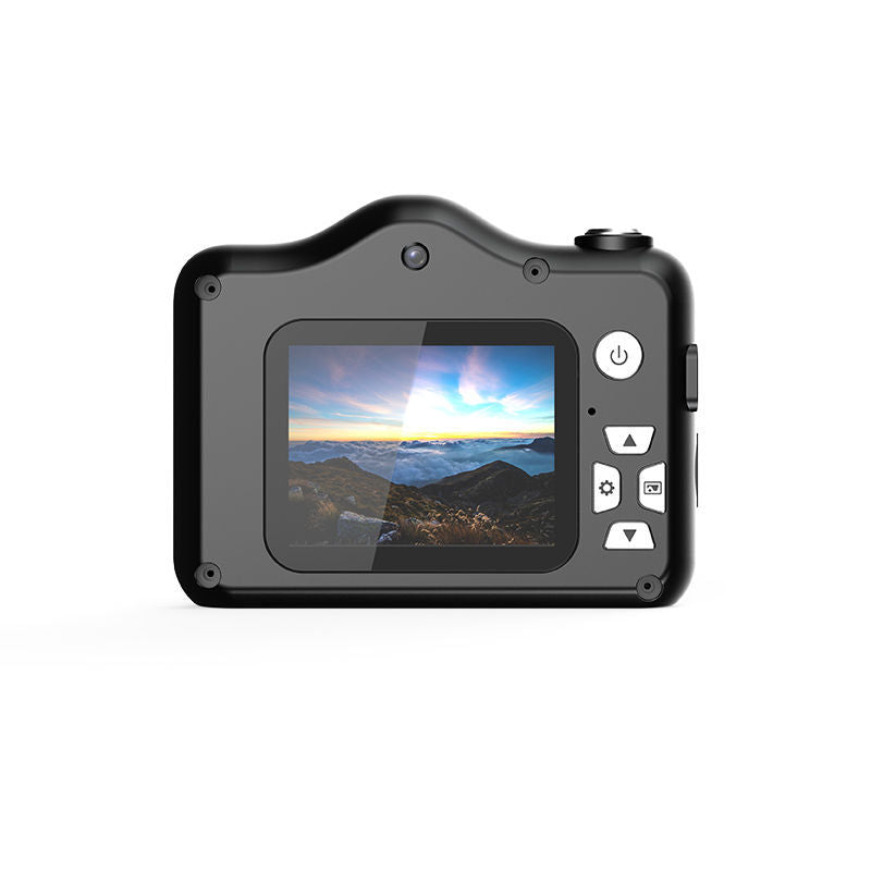 48mp retro dual-lens cute digital camera - perfect for campus students! instant photo printing & mobile phone photo transfer