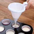 Cream funnel - handheld cream, frosting, and chocolate dispenser - separator cup for cake baking