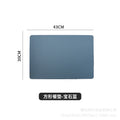 Square placemat-sapphire blue