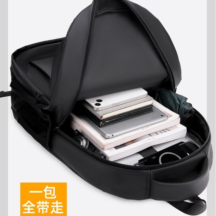 Commuter fashion backpack large capacity computer backpack leisure travel backpack student waterproof backpack can be printed logo